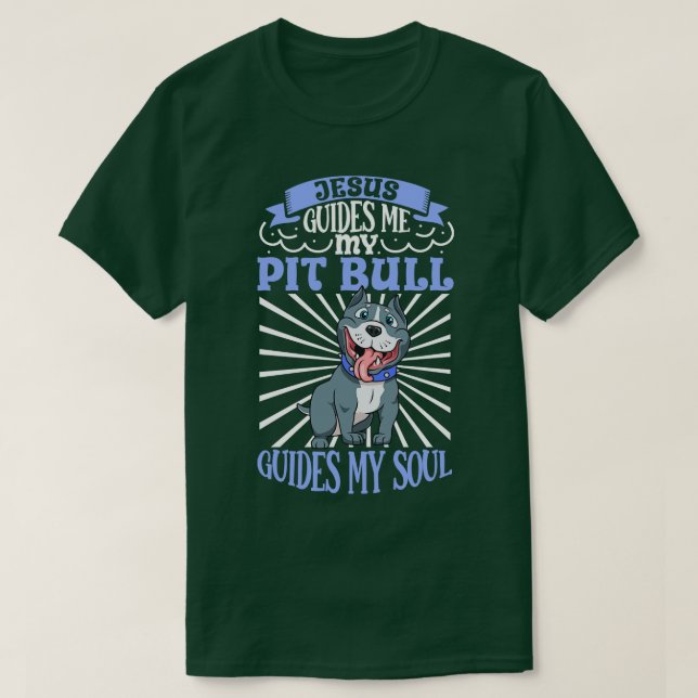 Jesus och min Pit Bull T Shirt (Design framsida)