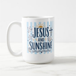 Jesus och solsken Kaffe kopp