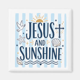 Jesus och solsken magnet