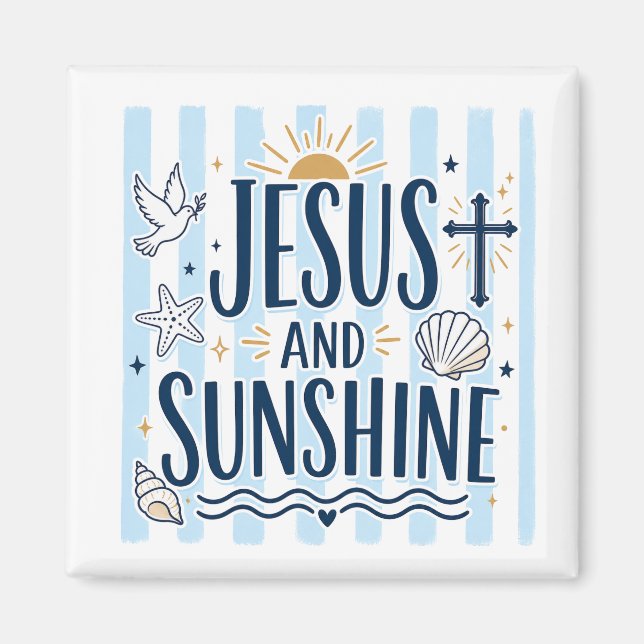 Jesus och solsken magnet (Framsidan)