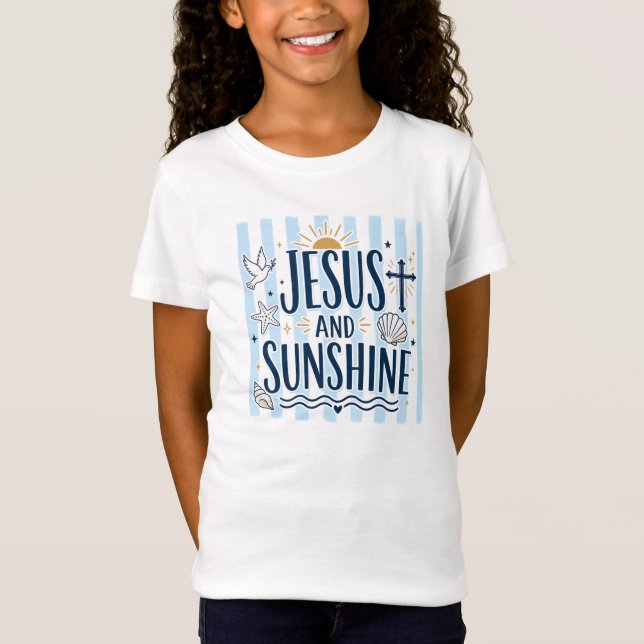 Jesus och solsken t-shirt (Framsida)
