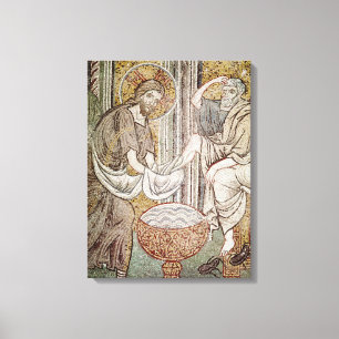 Jesus och St Peter Canvastryck