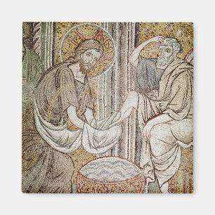 Jesus och St Peter Magnet