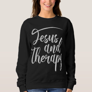 Jesus och Therapy Religiösa Christian Humor T Shirt