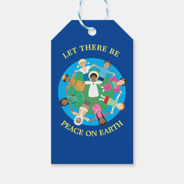 Jesus och världens barn presentetikett (Framsidan)