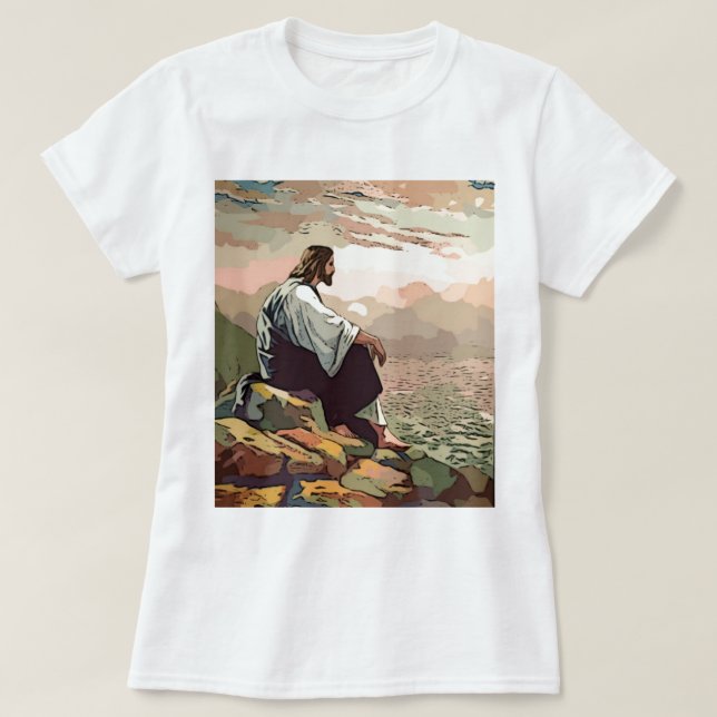 Jesus ödmjukt - och - milt tröja (Design framsida)