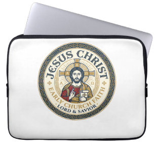 Jesus ökenfäder antikt kristet t-shirt tryck laptop fodral
