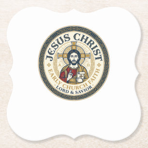 Jesus ökenfäder antikt kristet t-shirt tryck underlägg papper
