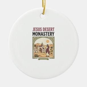 Jesus ökenkloster Jesus ökenkloster Chri Julgransprydnad Keramik