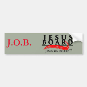Jesus ombord bildekal
