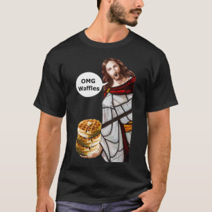 Jesus OMG-våfflor T Shirt