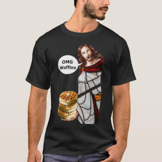 Jesus OMG-våfflor T Shirt
