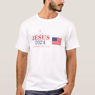 Jesus Omröstning 2024: Gör Amerika till en rosa ig T Shirt