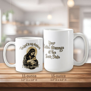 Jesus omsorgsfull herde kaffemugg