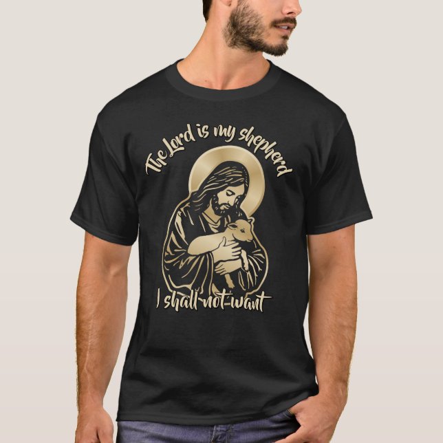 Jesus omsorgsfull herde t shirt (Framsida)