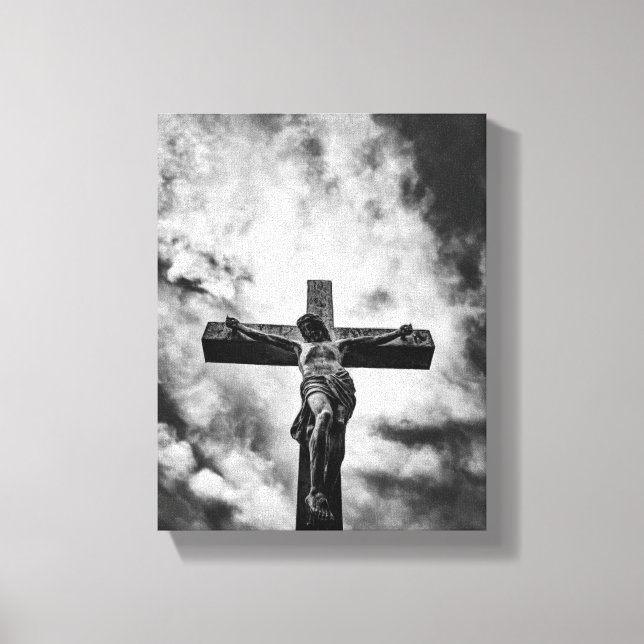 Jesus on the Cross – Faith and Redemption Canvas   (Framsida)