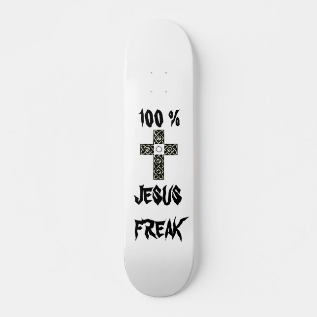 JESUS ONORMAL SKATEBOARD 100% BRÄDA 21,5 CM (Framsida)