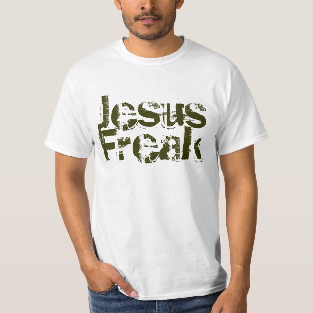 Jesus onormal t-skjorta t shirt (Framsida)