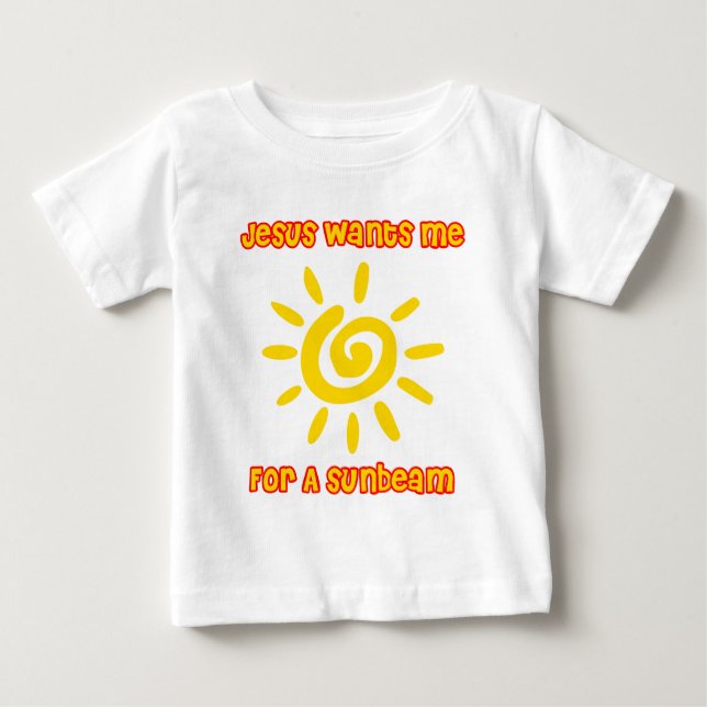 Jesus önskar mig för en Sunbeam T-shirt (Framsida)