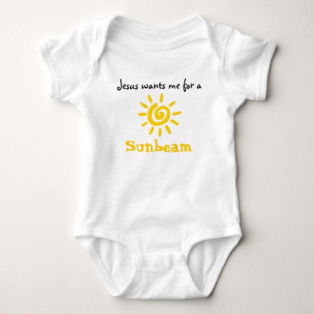 Jesus önskar mig för en sunbeam tee shirt (Framsida)