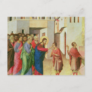 Jesus öppnar ögonen på en man född blind, 1311 vykort