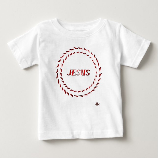 Jesus optisk illusion t shirt (Framsida)