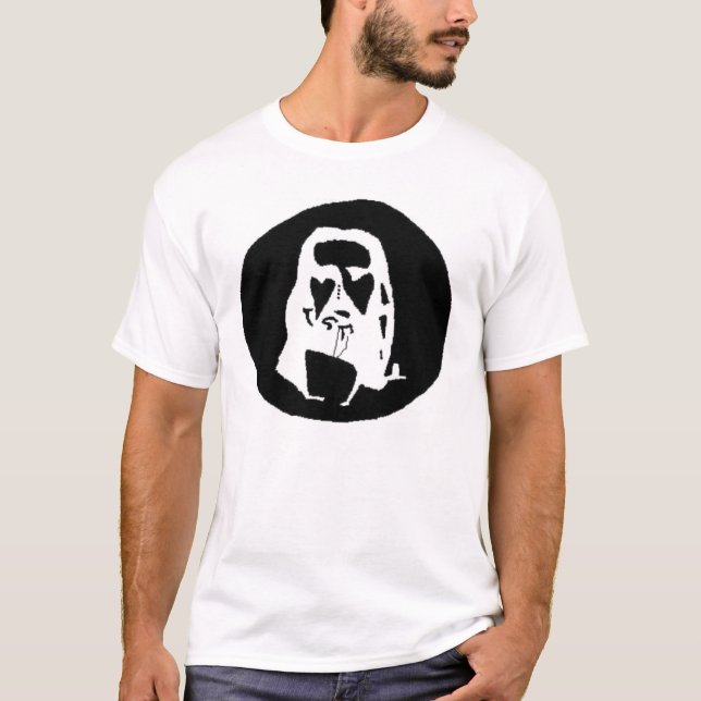 Jesus optisk illusion tee shirt (Framsida)