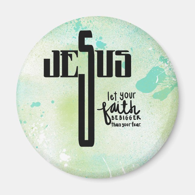 Jesus Ord Art Magnet (Framsidan)