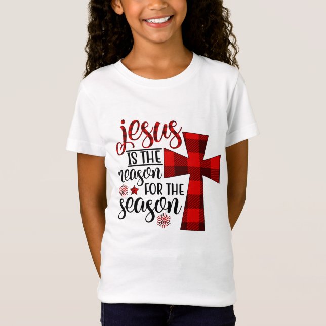 Jesus orsak Season ord art T Shirt (Framsida)