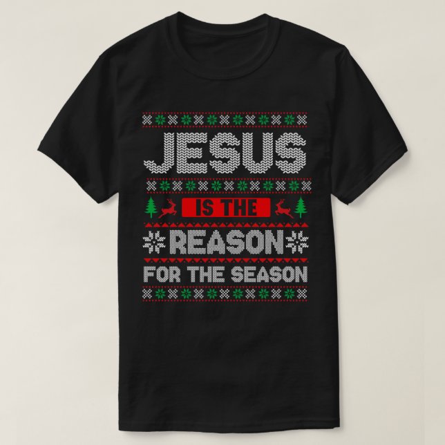 Jesus Orsaken till säsongen (5) T Shirt (Design framsida)