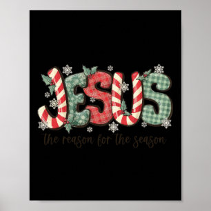 Jesus Orsaken till säsongen Christian Christma Poster