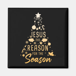 Jesus Orsaken till säsongen - jultron Magnet