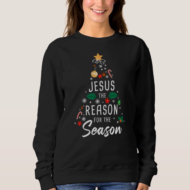 Jesus Orsaken till säsongen - jultron T Shirt (Framsida)
