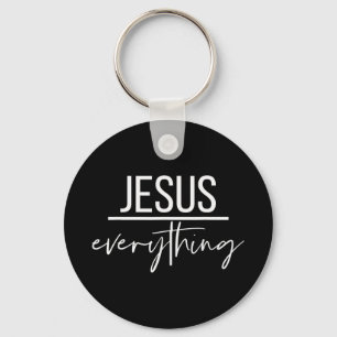 Jesus över allt Religiösa Christian Kristus O Nyckelring