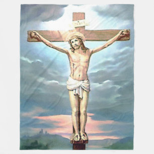 JESUS på de ARGA ullfiltarna Fleecefilt