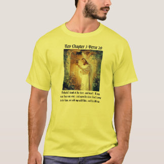 Jesus på dörren T/shirt T-shirt