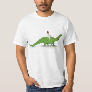 Jesus på en Brontosaurus T-shirt