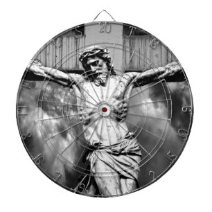 Jesus på en kor darttavla