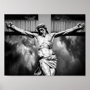 Jesus på en kor poster