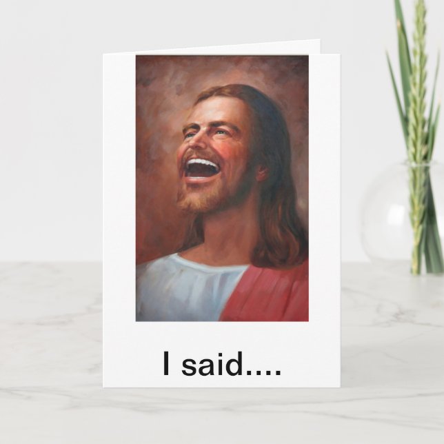 Jesus på Figs Helgkort (Framsida)