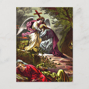 Jesus på Gethsemane-vykort Vykort