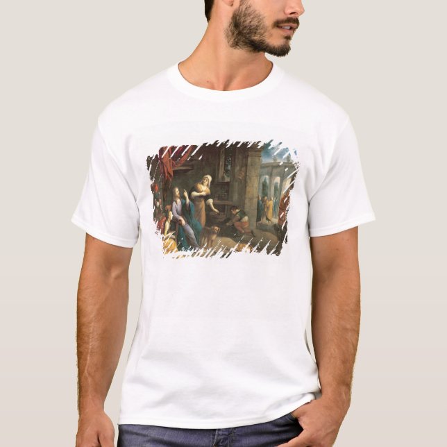 Jesus på hemmet av Martha och Mary T-shirt (Framsida)