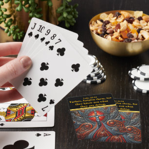 Jesus på Kor - Glory och Kärlek Casinokort