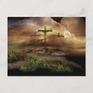 JESUS PÅ KOR HELG VYKORT