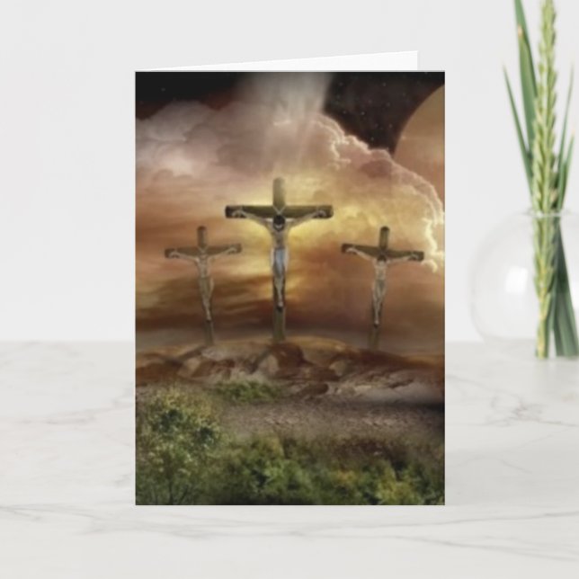JESUS PÅ KOR HELGKORT (Framsida)
