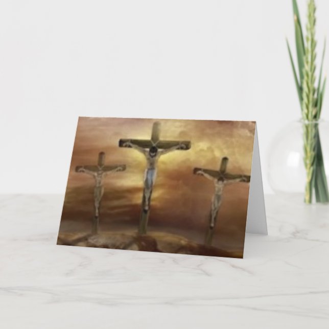 JESUS PÅ KOR HELGKORT (Framsida)