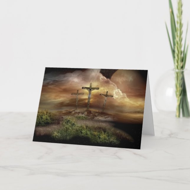 JESUS PÅ KOR HELGKORT (Framsida)