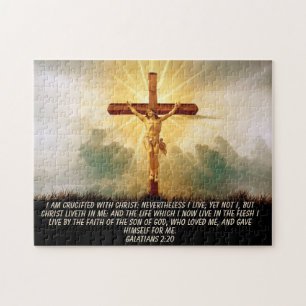 JESUS PÅ KOR JIGSAW PUZZLE PUSSEL