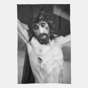 Jesus på kor kökshandduk