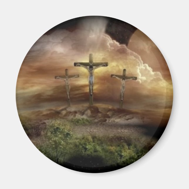 JESUS PÅ KOR MAGNET (Framsidan)